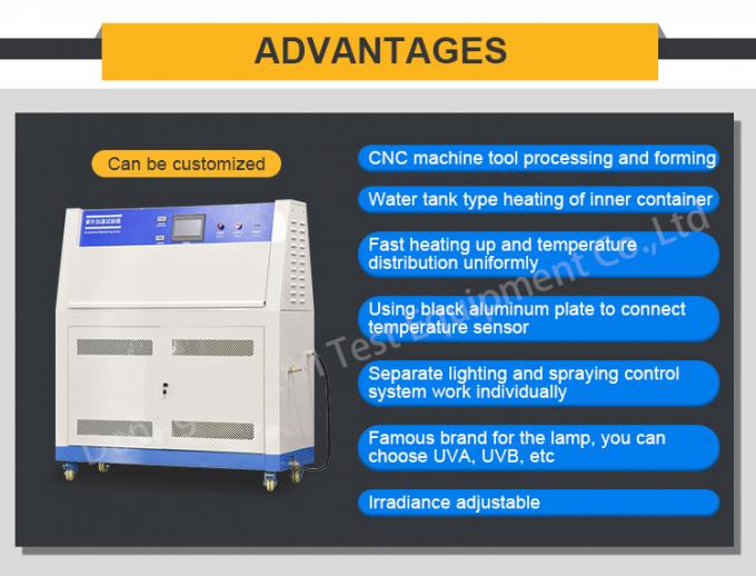 Painted Plastic Accelerated UV Aging Test Machine with 340 Lamp 0