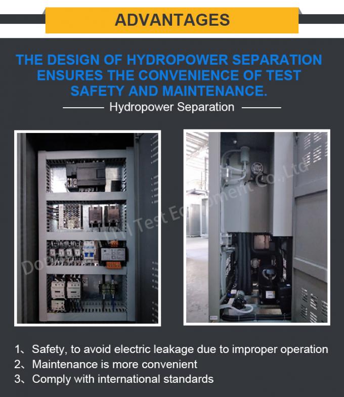 High Efficiently 3 Test Chambers Climatic Thermal Shock Environmental Chamber 3