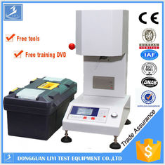 LCD Plastic Testing Equipments , PLC Melt Flow Rate Tester for ABS / Polystyrene