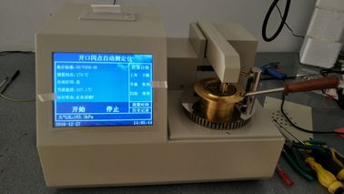 15KG Automatic Open Flash Point Meter Adhesive Testing Equipment With Up To 400℃