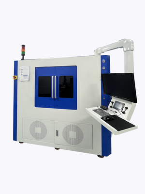 Roll To Roll Sheet Covering Film CO2 Laser Spot Welding Machine Cleaning Cutting