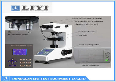 Manual Turret Micro Vickers Hardness Test Equipment With LCD Display