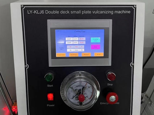 Double-layer small flat vulcanizer  Hot press Machine for Plastic