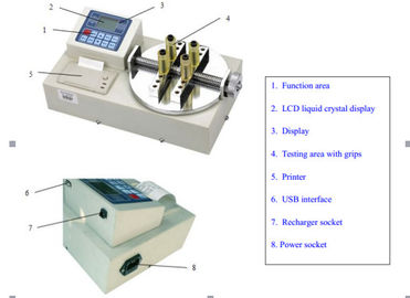 Digital Multi Functional Bottle Cap Torque Meter Equipment High Precission