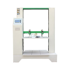 Single - Screen Paper Testing Equipment / Box And Block Stacking Corrugated Carton Compression Test Machine