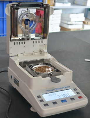Solid Content Tester Rapid Moisture Analyzer Halogen Mositure Meter Balance