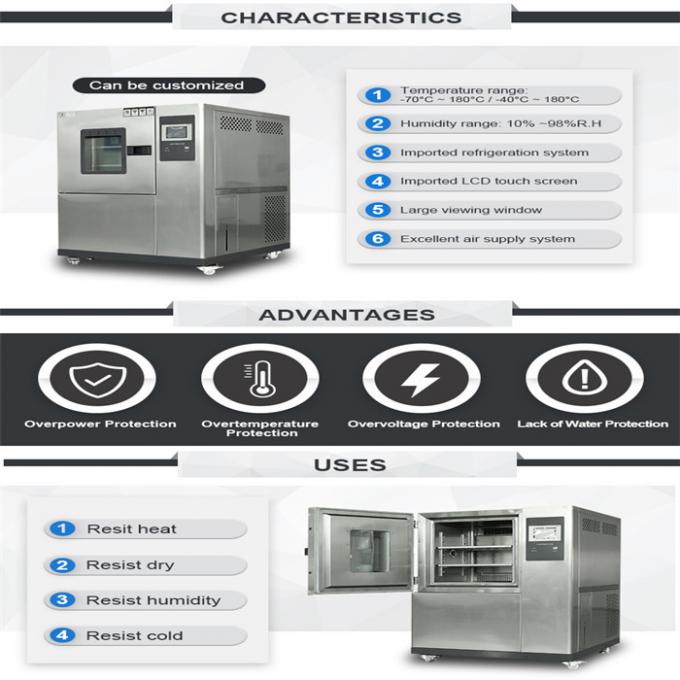 Programmable Temperature Humidity Chamber Stability Test Equipment With ...